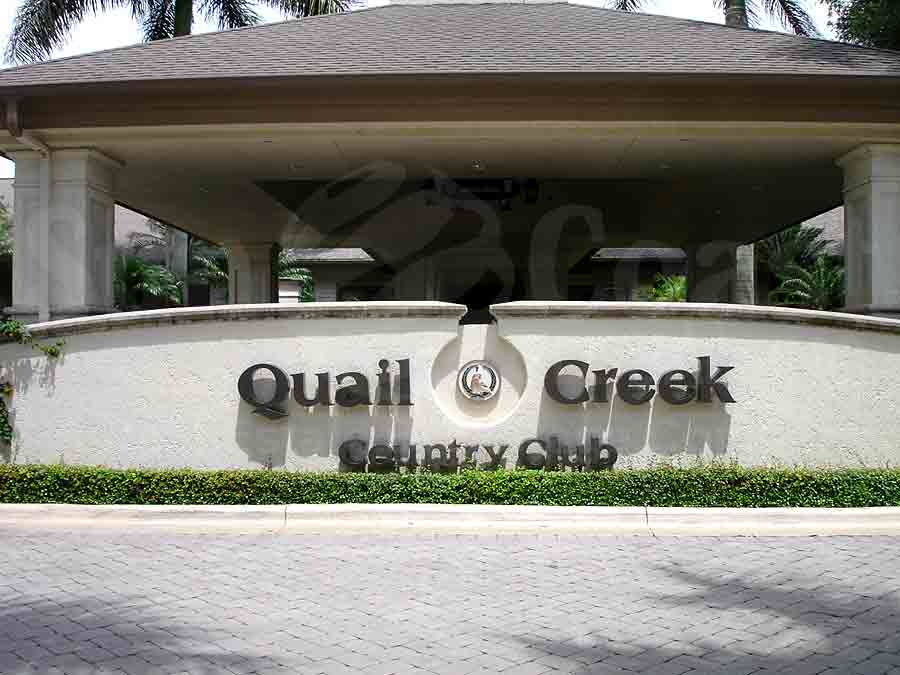 QUAIL CREEK Country Club Signage